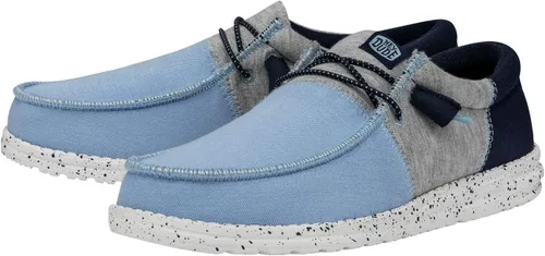 Vista 4 de Hey Dude Wally Tri Mocasines elastizados para hombre, cómodos y ligeros, sin cordones