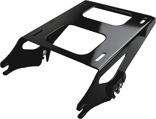 Vista 9 de Estante de montaje desmontable para maletero doble para 2009-2013, compatible con Harley Davidson Touring Street Glide Road King Road Glide Electra