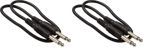 Vista 11 de Shure WA303 Cable de guitarra estándar de 2 pies con conector de 1/4 en cada extremo