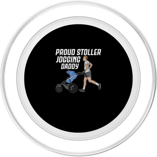 Vista 2 de Jogging Stroller Baby Running Buggy Workout Cardio Fitness PopSockets MagSafe PopGrip for iPhone