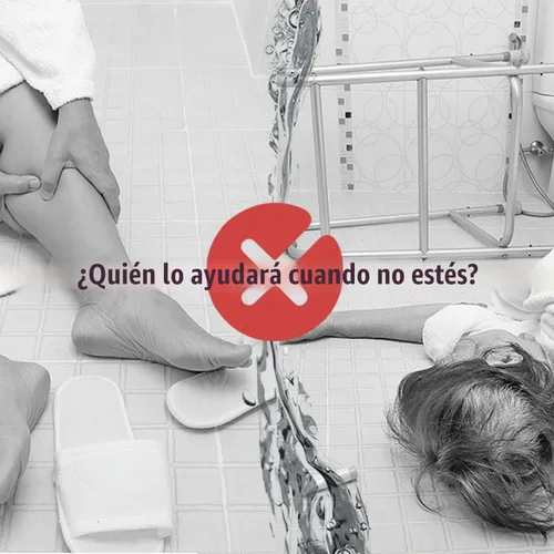 Vista 8 de Asas de ducha para succión de ancianos