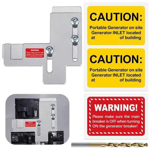 Vista 10 de LATING Generador de enclavamiento para Siemens o Murray 150 o 200 A mp Paneles con 7/8 a 1 1/4 pulgadas espaciado, azul