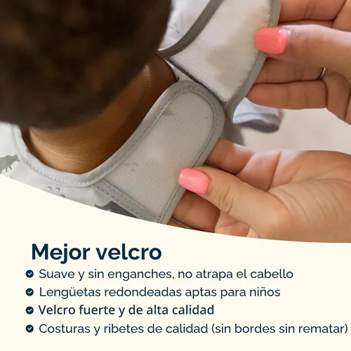 Vista 8 de Tiny Twinkle Babero de manga larga para bebés y niños pequeños Paquete de 2 baberos impermeables para comer, lavable a máquina y artículos