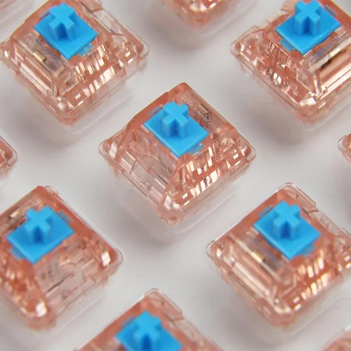 Vista 3 de 35 interruptores de vástago SMD RGB Mx de 5 pines para teclado mecánico (azul chocolate)
