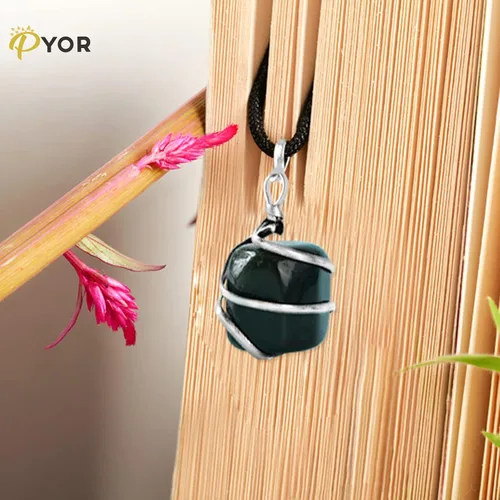 Vista 66 de PYOR Collar con colgante curativo de Reiki de cristal, gemas de buena suerte, prosperidad, riqueza, piedras preciosas naturales, collares de buena