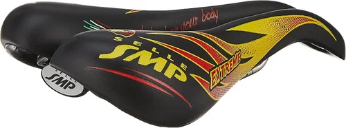 Vista 3 de Selle SMP TRK - Sillín medio extremo, negro/amarillo/rojo