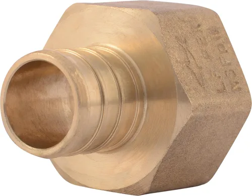 Vista 17 de SharkBite Adaptador hembra de crimpado de 1 pulgada, accesorio de fontanería de latón, tubo PEX, PE-RT, UC094LFA
