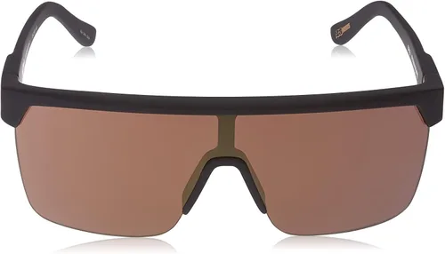 Vista 2 de SPY Flynn 5050 25 Anniv Matte Blk Gold-HD Brnz con espejo dorado