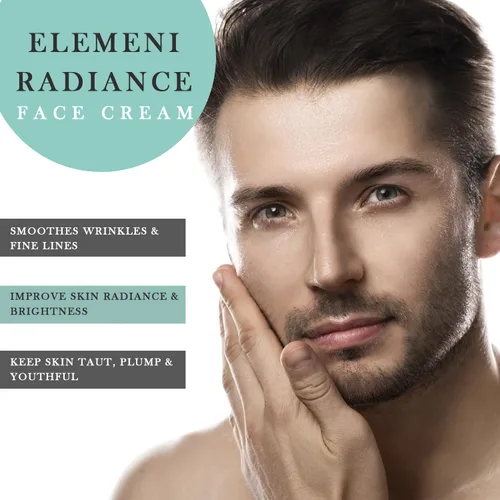 Vista 5 de Max Green Alchemy elemeni Crema facial antienvejecimiento Radiance - Crema hidratante facial de colágeno para hombres y mujeres Crema de día