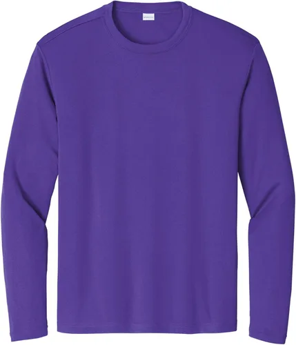 Vista 15 de SPORT-TEK Camiseta de manga larga PosiCharge Competitor Azul atómico