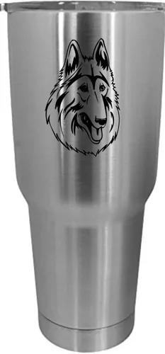Vista 312 de Cairn Terrier - Vaso grabado con temática de perro, 30 onzas