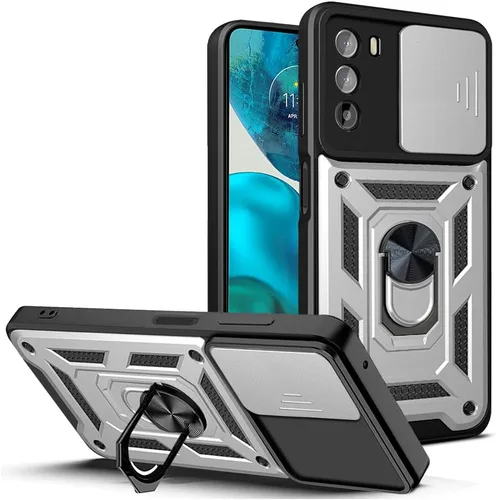 Vista 25 de Compatible con carcasa de soporte Infinix Zero Ultra 5G, con cubierta de lente de cámara deslizante compatible con funda Infinix Zero Ultra 5G Negro