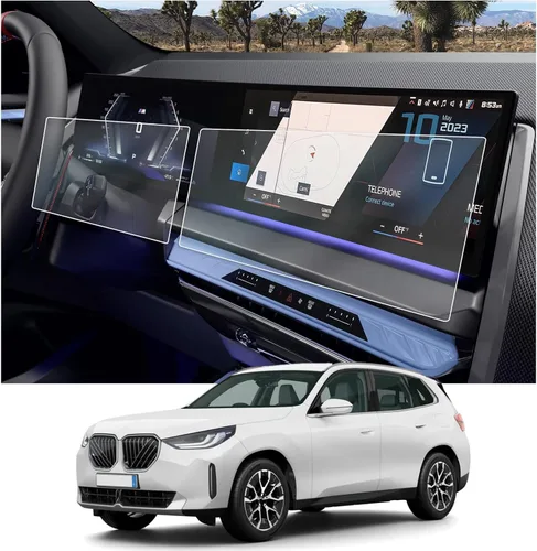 Vista 16 de CDEFG 2 piezas para BMW X1 X2 2024-2025 protector de pantalla, HD claro 2023 2024 2025 BMW X1 (xDrive28i / M35i) / 2024 2025 X2 (xDrive28i / M35i)