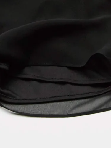 Vista 6 de Alex Evenings Pantalón de vestir de pierna recta para mujer (Petite Regular Plus Tallas), Metálico