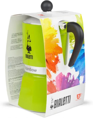 Vista 4 de Bialetti Moka Express Rainbow (verde, 3 tazas)