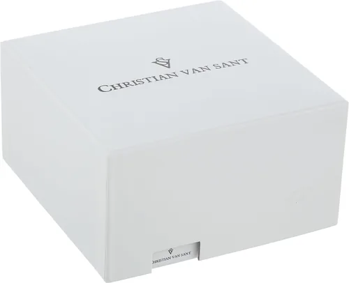 Vista 3 de Christian Van Sant de los hombres Cv3Au5Grand Python Analog Display reloj cuarzo azul suizo