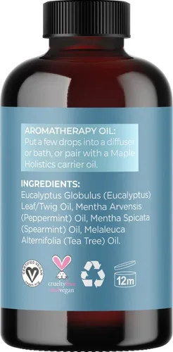Vista 3 de Juego de mezclas de aceites esenciales de aromaterapia, juego de aceites esenciales de sueño y respiración para difusor con aceites esenciales