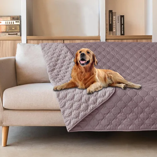 Vista 25 de gogobunny Manta para mascotas 3 veces más resistente, impermeable y a prueba de arañazos; protector de muebles reversible para perros y gatos, funda