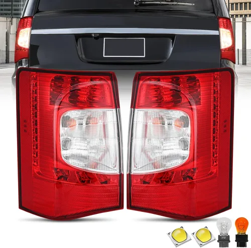 Vista 12 de Nilight Conjunto de faros delanteros para 2011 2012 2013 2014 2015 2016 2017 2018 2019 Dodge Grand Caravan 2008-2016 Chrysler Town & Country