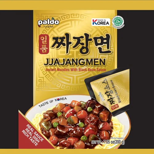 Vista 4 de Paldo Jjajang Ramen, 7.05 onzas (paquete de 4)