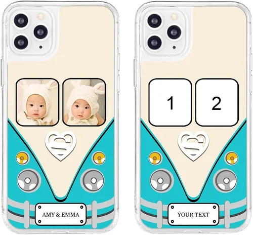 Vista 148 de Funda de teléfono personalizada para Apple iPhone 8 Plus iPhone 7 Plus, personalizada con foto, imagen, texto, imagen, diseño de imagen