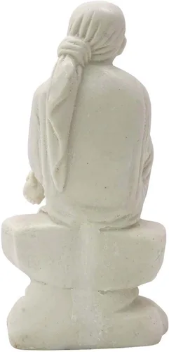 Vista 4 de Estatua de resina Lord Sai Baba para tablero de instrumentos de coche, decoración india, figura religiosa