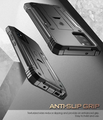 Vista 7 de Poetic Revolution Series - Funda para Samsung Galaxy Note 20, de cuerpo completo, resistente, de doble capa, a prueba de golpes, con soporte, sin