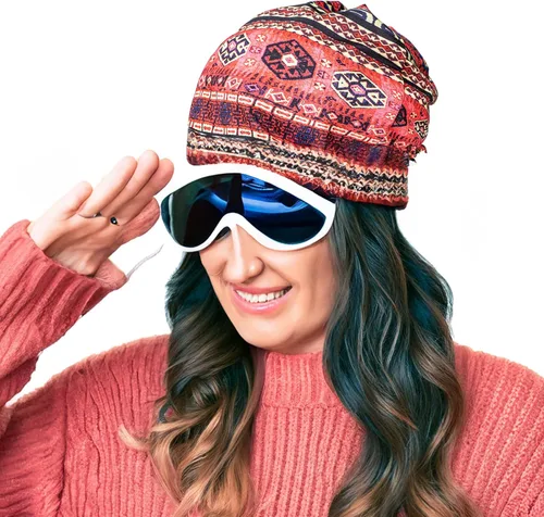Vista 5 de Gorro de quimioterapia informal holgado para mujer