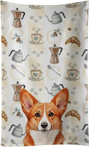 Vista 224 de Caroline's Treasures Afghan Hound - Toalla de cocina para barra de café, terciopelo frontal y lazo de algodón, lavable a máquina Sabueso afgano