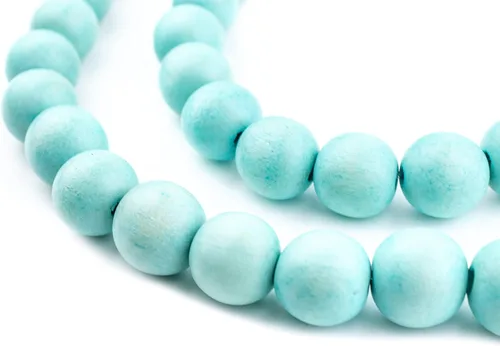 Vista 84 de TheBeadChest: cuentas de madera redondas naturales de 0.315 pulgadas, cuentas de madera sueltas espaciadoras para fabricar joyas, 4 tamaños