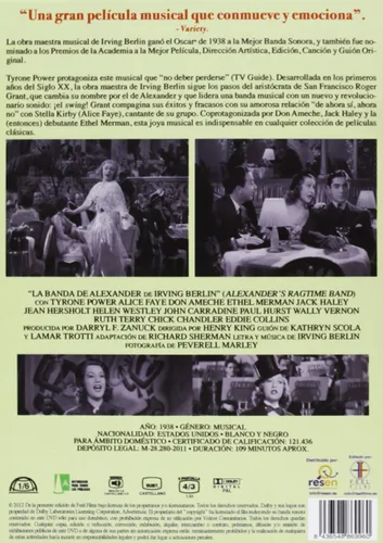 Vista 2 de La Banda De Alexander (Import Movie) (European Format - Zone 2) (2013) Tyrone Power,Alice Faye,Don Ameche