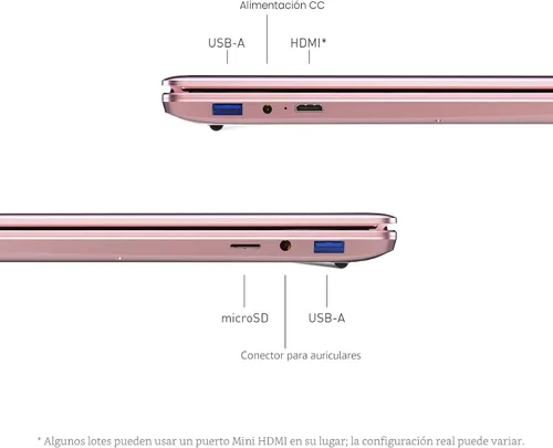 Vista 7 de Auusda Computadora portátil de negocios para el trabajo, PC portátil para estudiantes universitarios, pantalla FHD de 15.6 pulgadas, procesador de 4