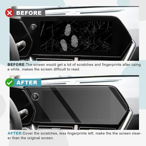 Vista 2 de CDEFG 2 protectores de pantalla para Chevy Trax Trailblazer 2024 2025 compatibles con Chevy Trax 2024 2025 / Chevrolet Trailblazer 2024 2024