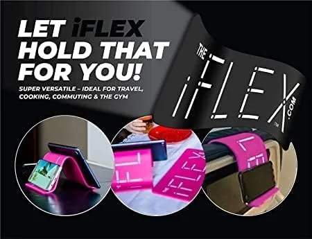 Vista 5 de iFLEX Soporte ajustable para teléfono celular y tableta para todas las edades: soporte flexible para teléfono con capacidad para muchos