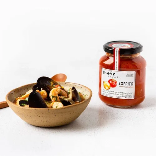 Vista 5 de Matiz Sofrito, base tradicional de paella valenciana, receta familiar, 12.3 onzas