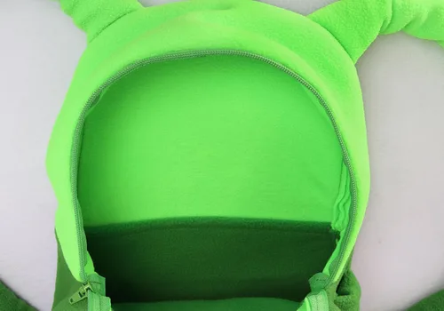 Vista 8 de DAZCOS Mochila de cosplay con bolsa verde para disfraz de anime (verde)