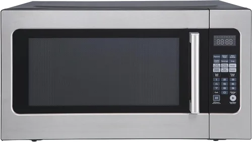 Vista 6 de Magic Chef Horno microondas compacto para encimera, 1000 vatios, negro, 1.1 pies cúbicos - Aparato de cocina digital con cocción de un solo toque