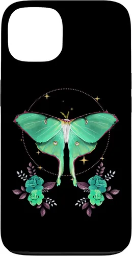 Vista 6 de Bonita funda con temática de Luna Moth Beautiful Butterfly Insect Lover para iPhone 15