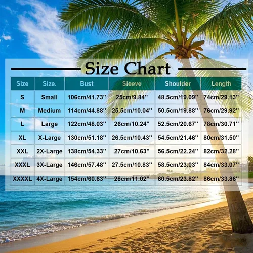 Vista 6 de Camisas de guayabera cubana para hombre, camisas casuales de manga corta con botones, camisas de playa para vacaciones de verano, camisetas mexicanas