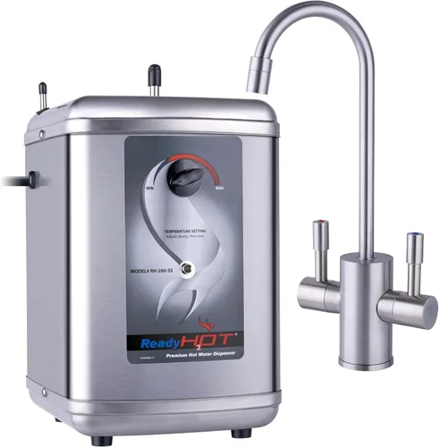Vista 10 de Ready Hot – Sistema despachador de agua caliente de acero inoxidable., RH-200-F570-CH Grifo de cromo pulido