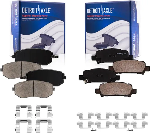 Vista 101 de Detroit Axle - Pastillas de freno para Avalanche Express Suburban Savana Yukon XL 1500 Chevy Tahoe GMC Cadillac Escalade, Pastillas de freno
