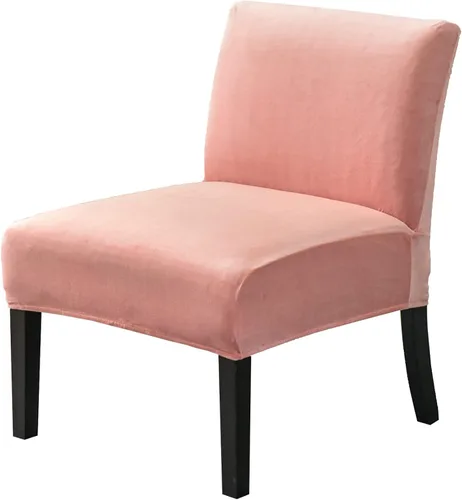 Vista 17 de JIAN YA NA Funda para silla decorativa sin brazos, funda elástica para silla sin brazos, fundas de elastano para sillas sin brazos, funda para silla