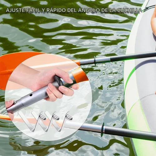 Vista 2 de HZMM 8 clips de resorte de remo para kayak, clips para poste de tienda, clips de botón de acero inoxidable, clips de resorte de botón de botón