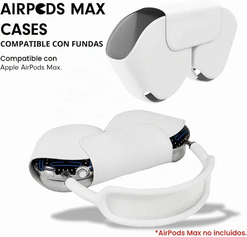 Vista 8 de Sonix Funda Protectora para Auriculares AirPods Max - Elegantes Cubiertas de Orejas de Carcasa Dura de TPU PAC-Man