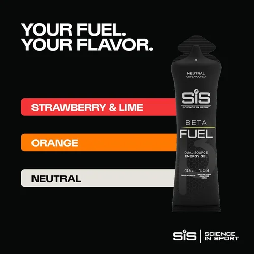 Vista 6 de SiS BETA Fuel - Gel energético isotónico de doble fuente, neutro, paquete
