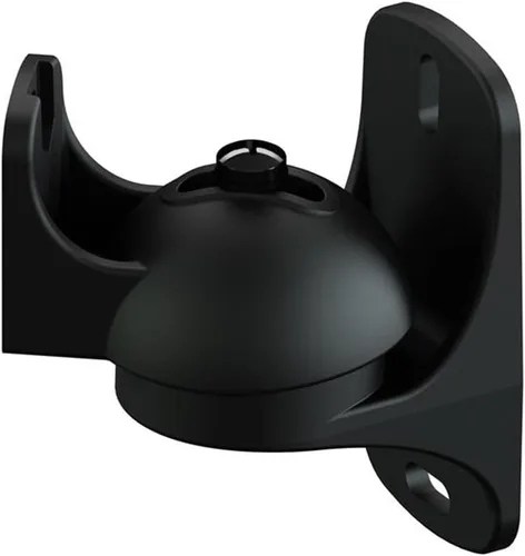 Vista 3 de AVF EAK50B-A - Soportes de pared para altavoz, juego de 2 soportes universales de sonido envolvente negro, inclinación y giro ajustable, soporta