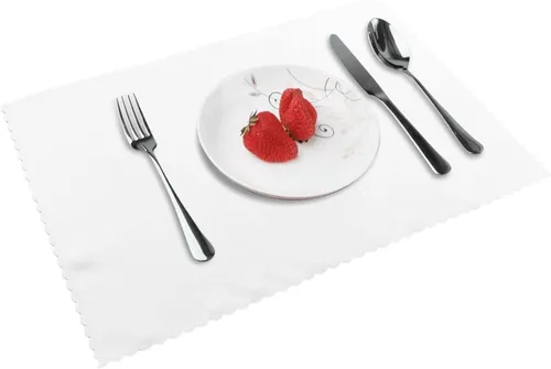 Vista 10 de Rectangular Placemats Set of 4, Heat Resistant Cartoon Banana Printed Kitchen Dining Table Mats