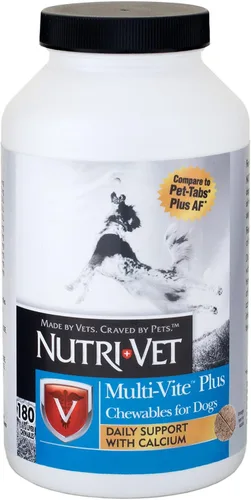 Vista 12 de Masticables multi-vitamínicos para perros Nutri-Vet, Perro Multivitamin for Dogs, Dog Multivitamins Chewable, Balanced Nutrition, Immune Support
