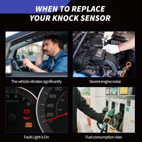 Vista 6 de HiSport Sensor de detonación de golpes 213-1576 compatible con Chevrolet Silverado 1500 2500 3500 y GMC Canyon Envoy Savana & Cadillac & Buick