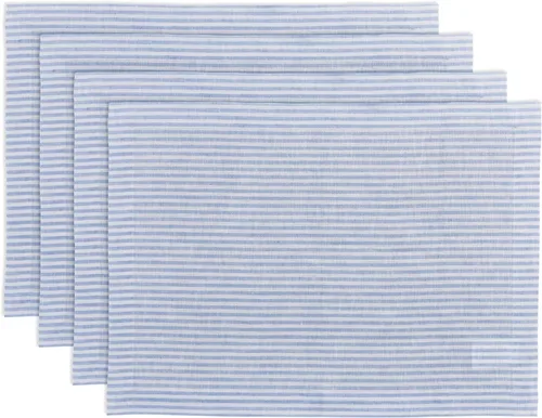 Vista 31 de Solino Home Juego de 4 manteles individuales de lino de 100 % lino puro, 14 x 19 pulgadas para primavera, verano, día de la madre, color aguacate
